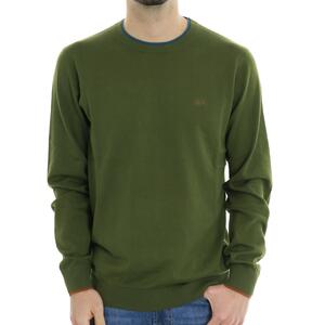 MAGLIA CON CONTRASTI VERDE